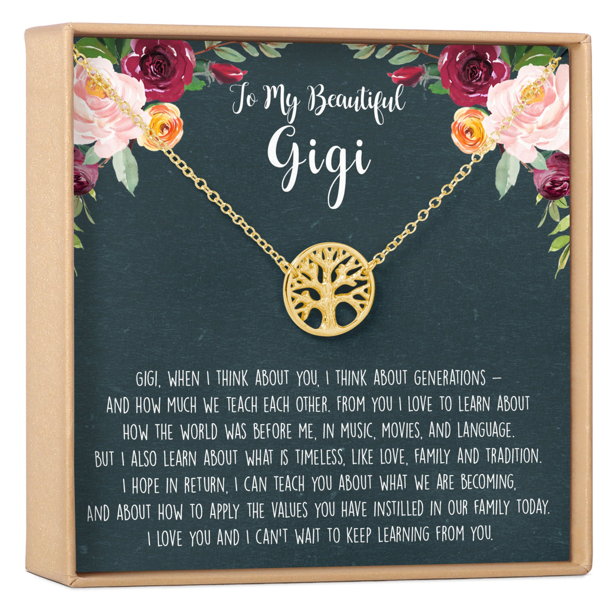 Grandmother Necklace - Dear Ava