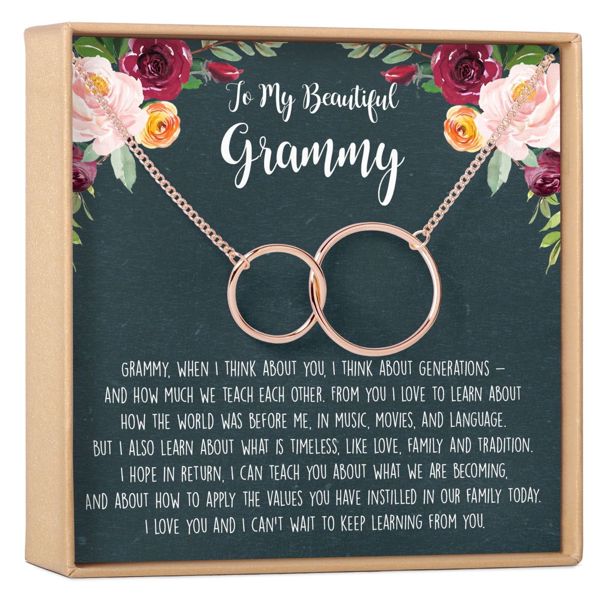 Grandmother Necklace - Dear Ava