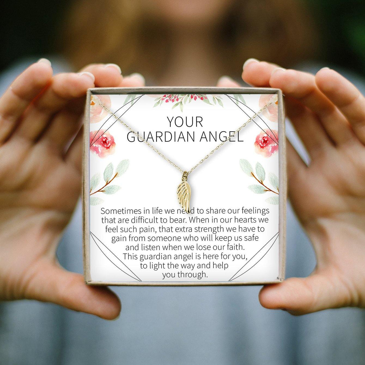 Guardian Angel Necklace - Dear Ava