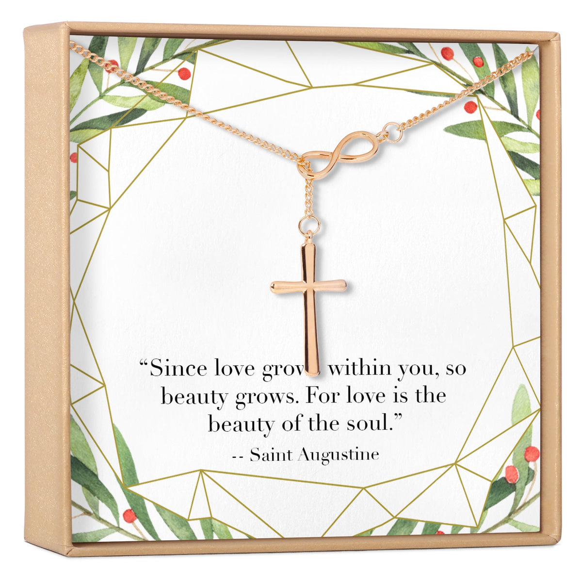 Infinity Cross Necklace - Dear Ava