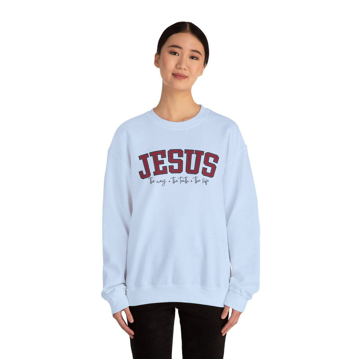 Jesus, the way, the truth, the life Crewneck Sweatshirt - Dear Ava