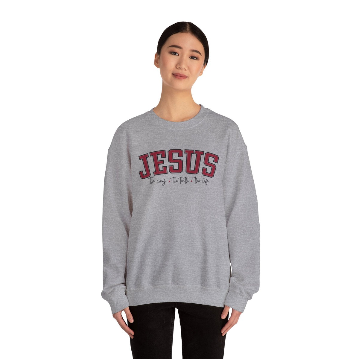 Jesus, the way, the truth, the life Crewneck Sweatshirt - Dear Ava