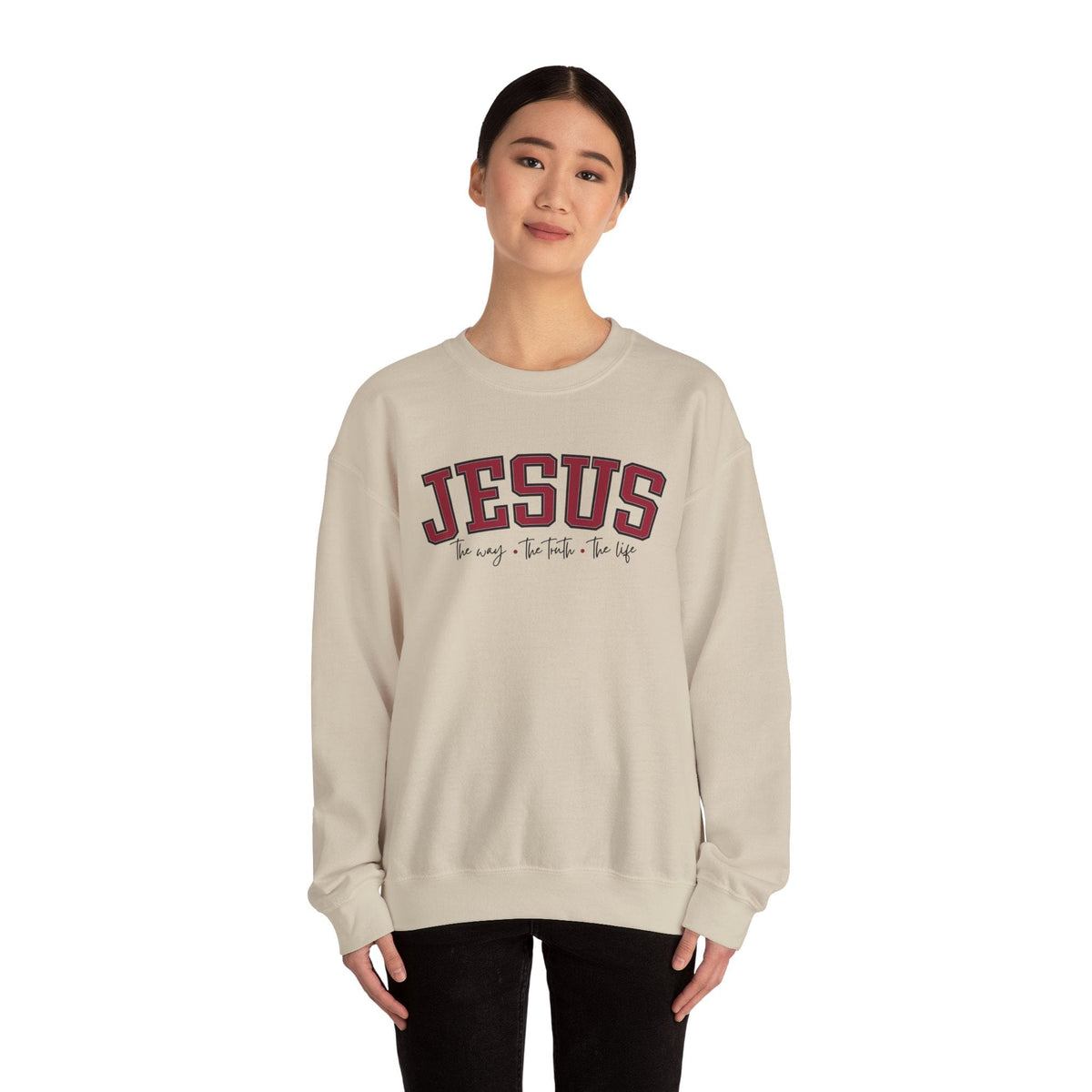 Jesus, the way, the truth, the life Crewneck Sweatshirt - Dear Ava
