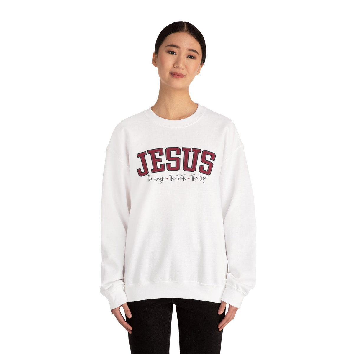 Jesus, the way, the truth, the life Crewneck Sweatshirt - Dear Ava