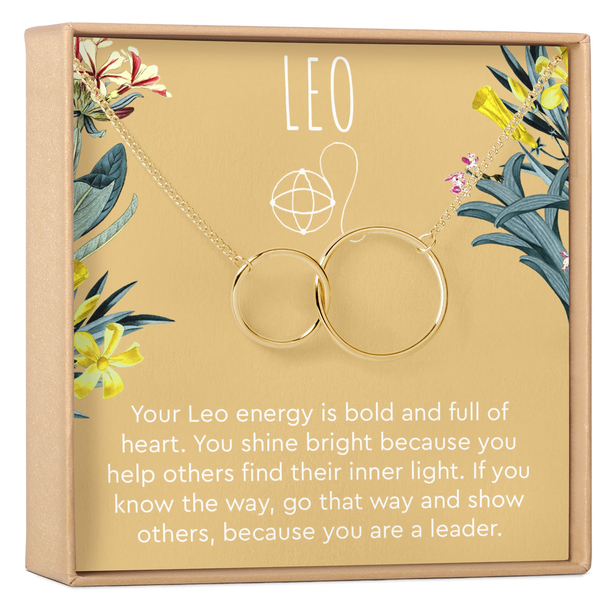 Leo Zodiac Gift Necklace - Dear Ava