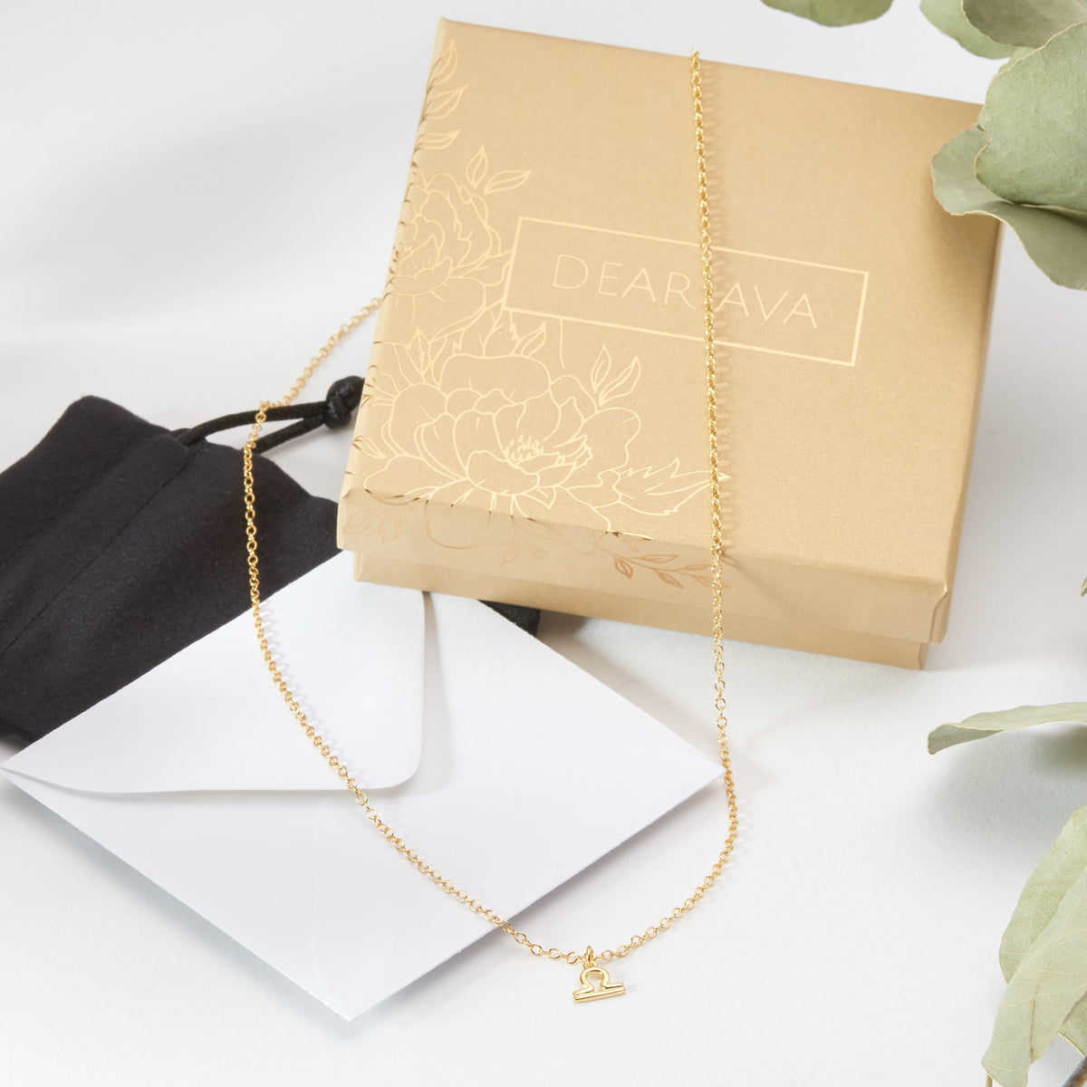 Libra Zodiac Deity Necklace - Dear Ava