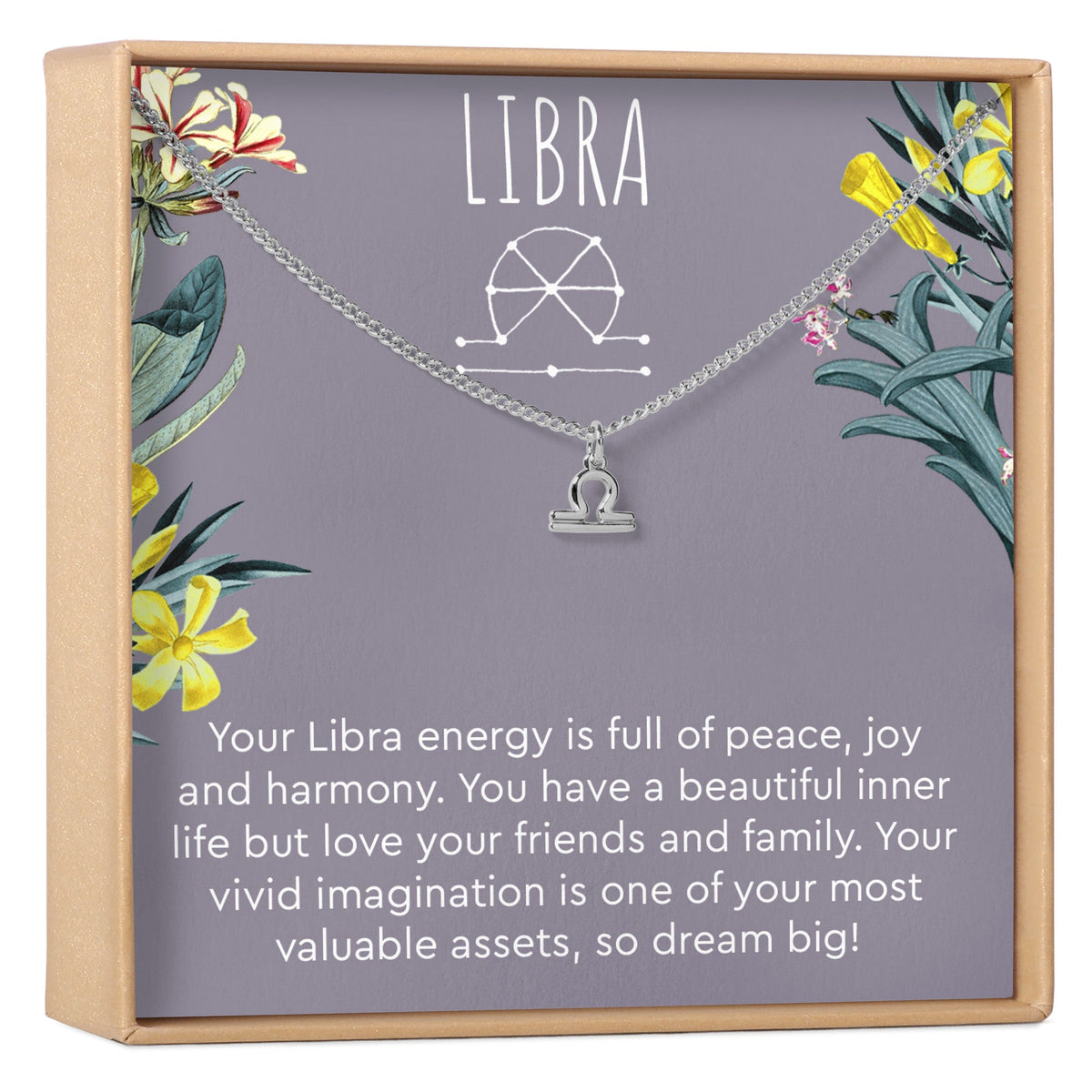 Libra Zodiac Gift Necklace - Dear Ava