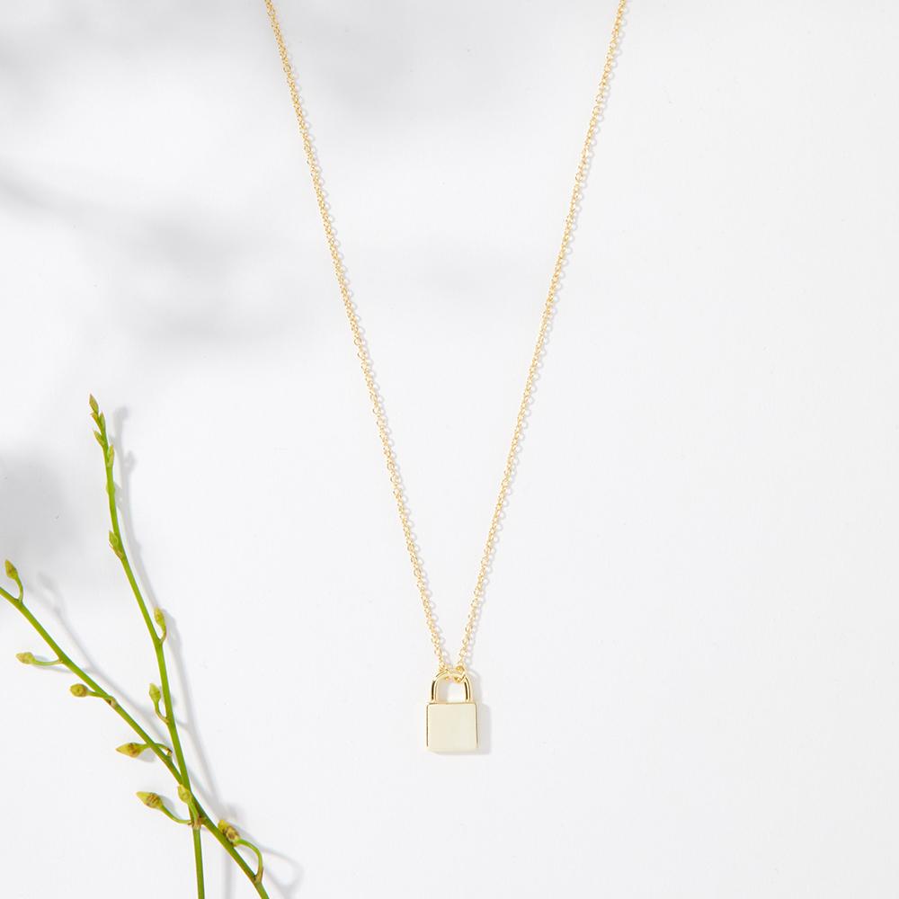 Long Distance Friendship Lock Necklace - Dear Ava