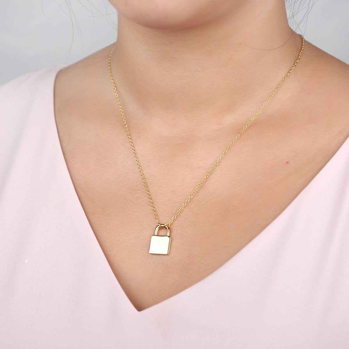 Long Distance Friendship Lock Necklace - Dear Ava