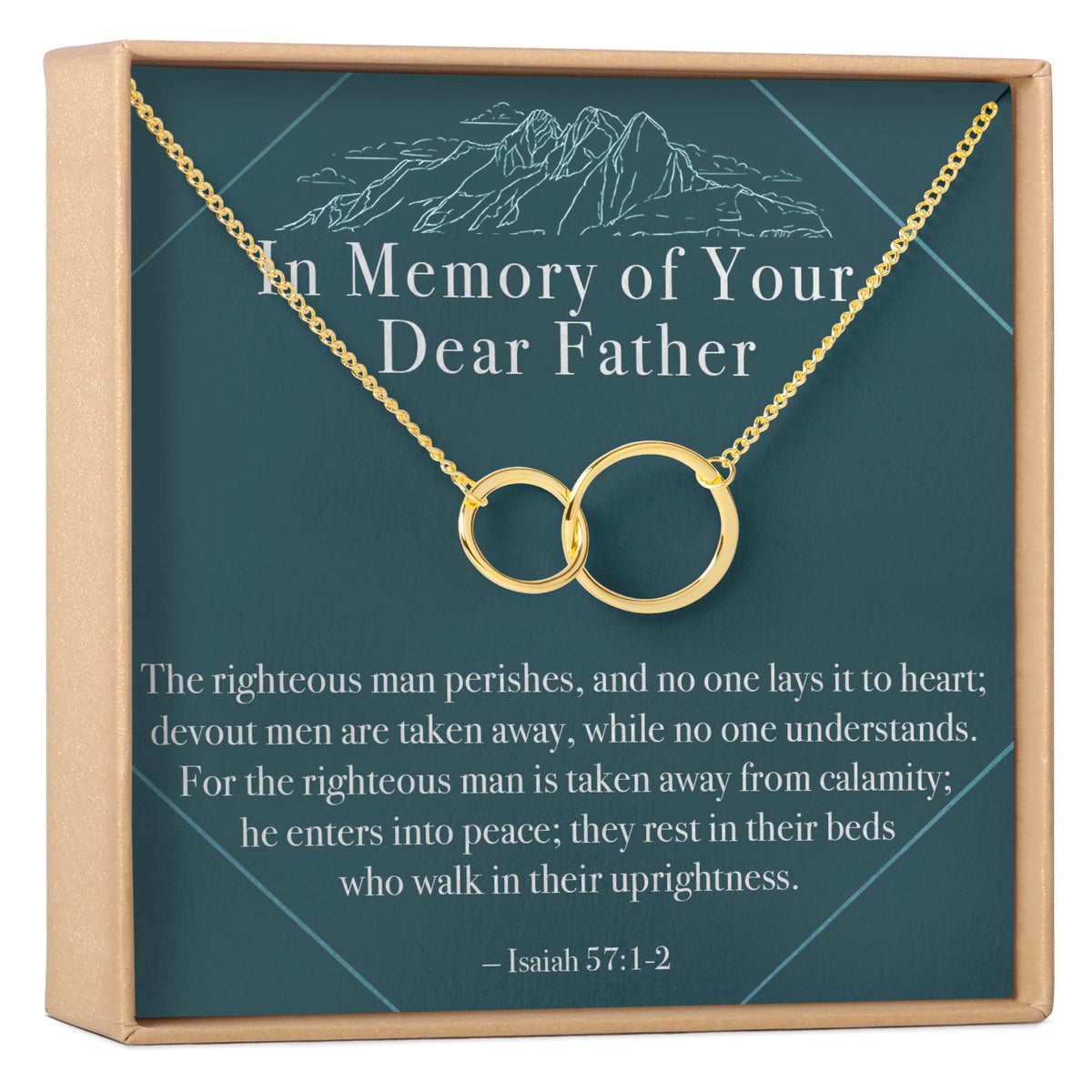 Loss of Father Necklace, Multiple Styles Necklace - Dear Ava