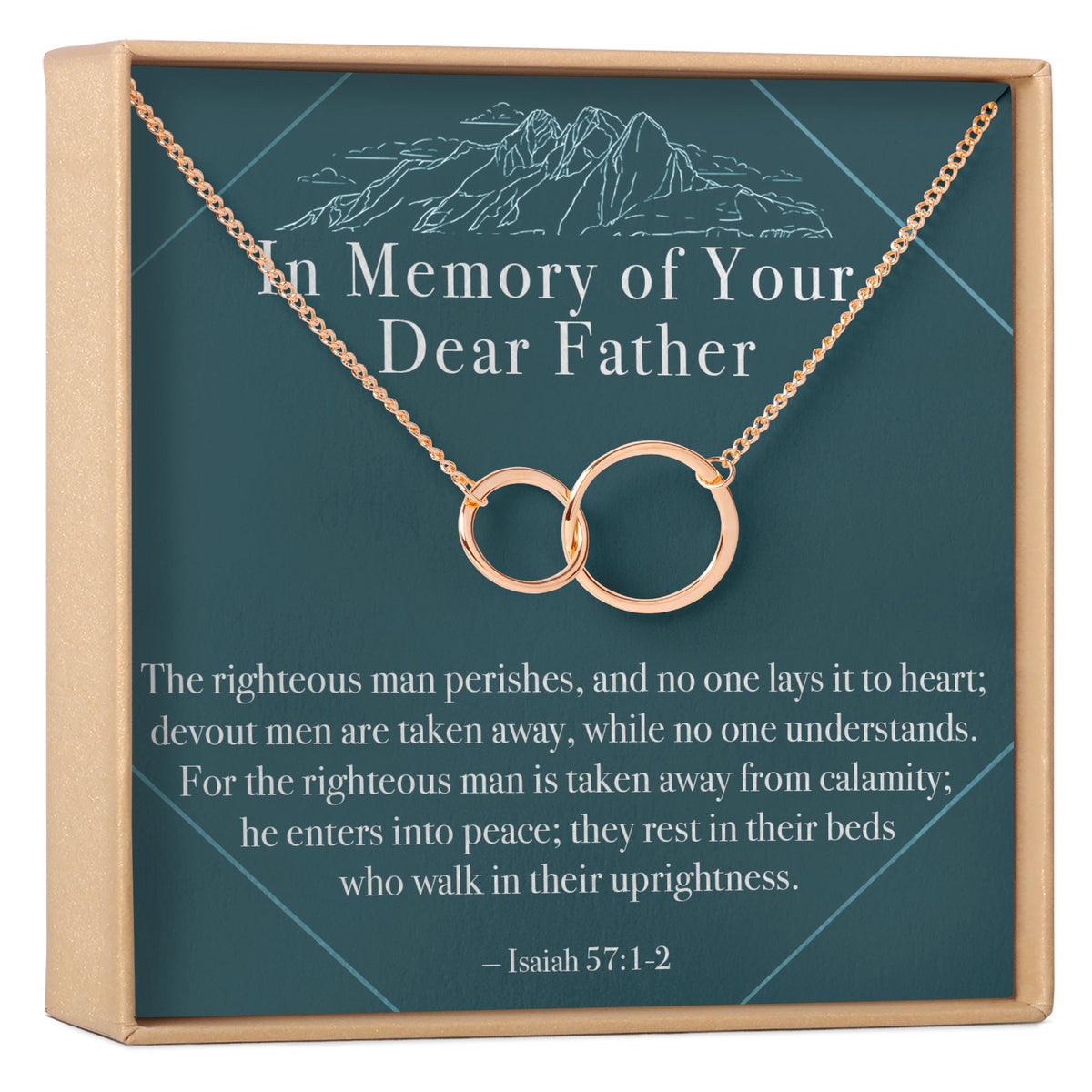 Loss of Father Necklace, Multiple Styles Necklace - Dear Ava