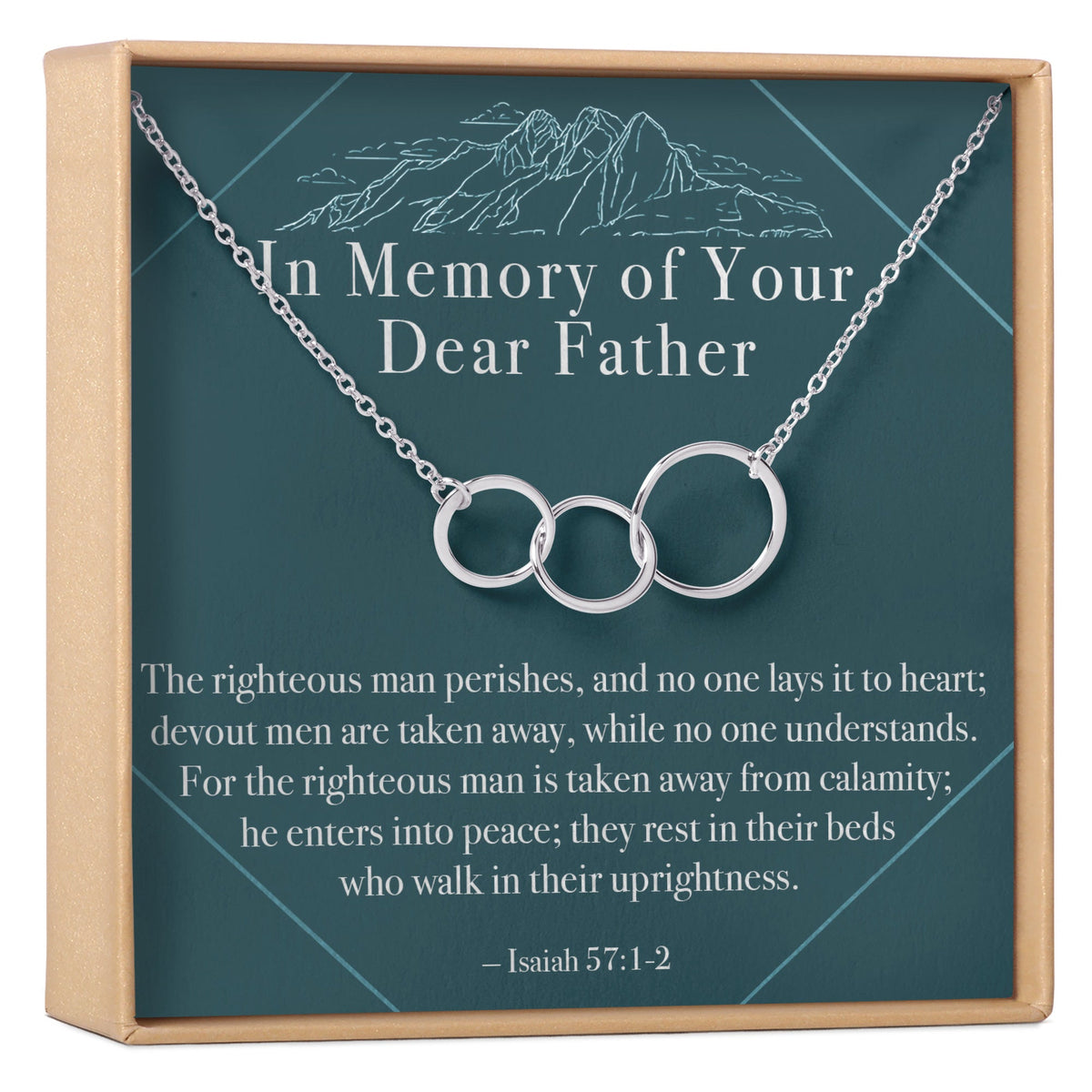 Loss of Father Necklace, Multiple Styles Necklace - Dear Ava