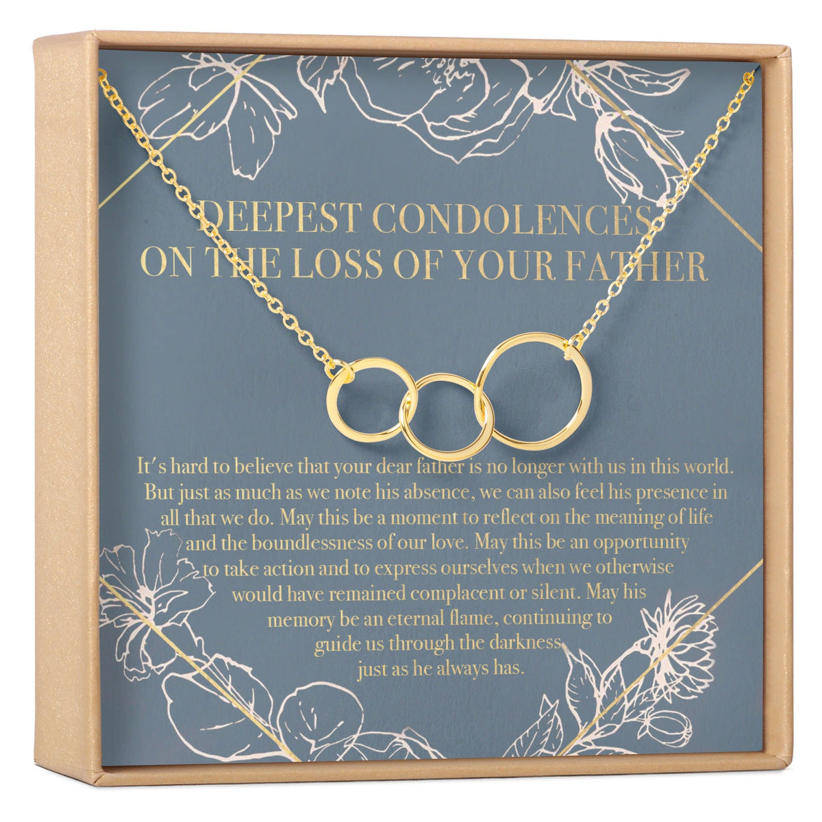 Loss of Father Necklace, Multiple Styles Necklace - Dear Ava