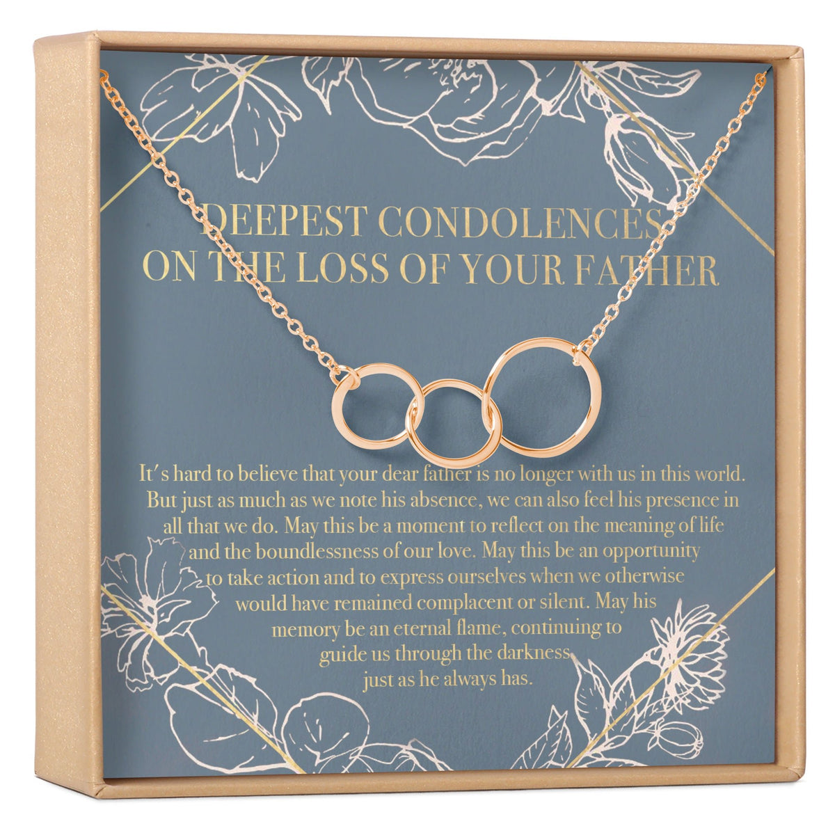 Loss of Father Necklace, Multiple Styles Necklace - Dear Ava