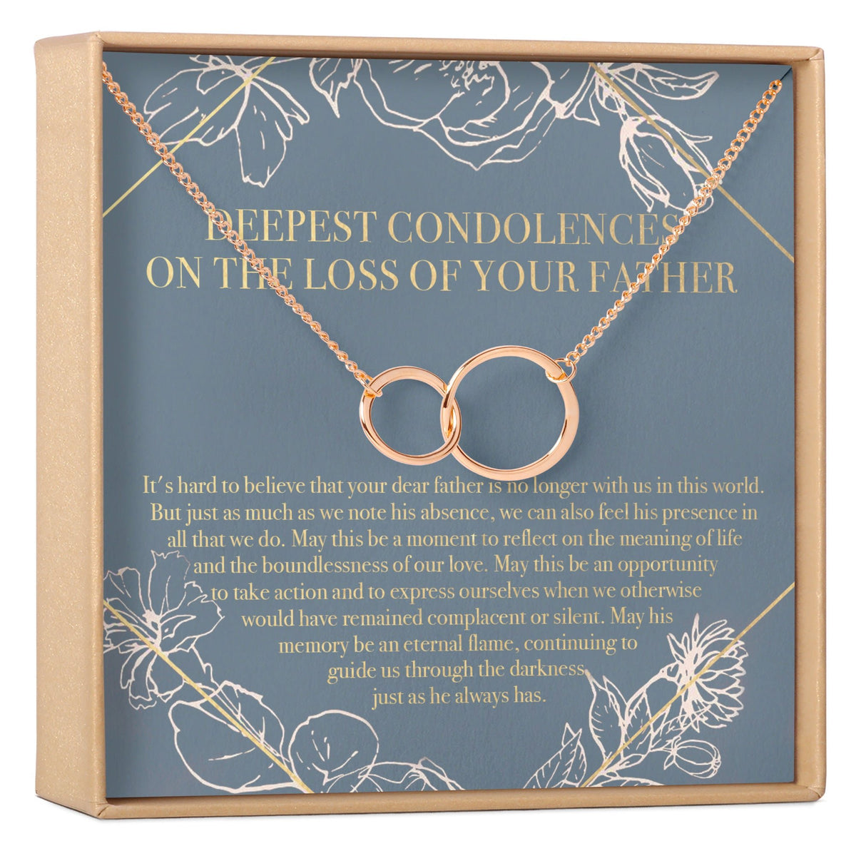 Loss of Father Necklace, Multiple Styles Necklace - Dear Ava