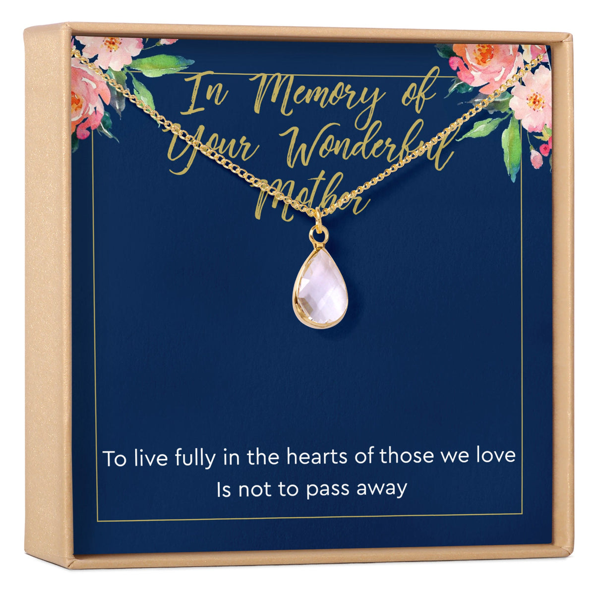 Loss of Mother Necklace, Multiple Styles Necklace - Dear Ava