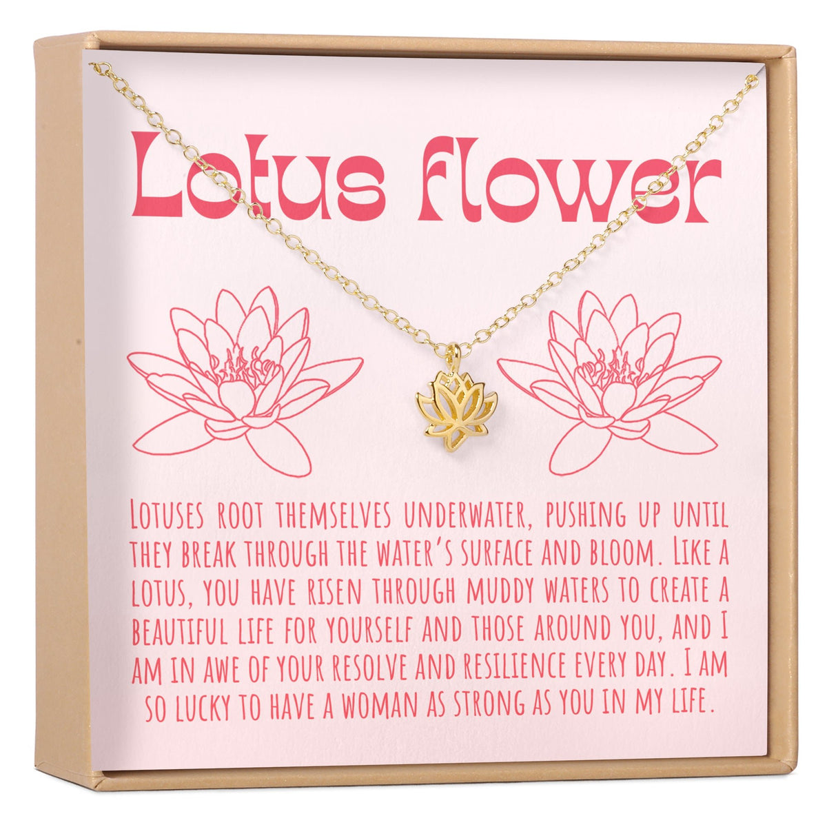 Lotus Necklace - Dear Ava