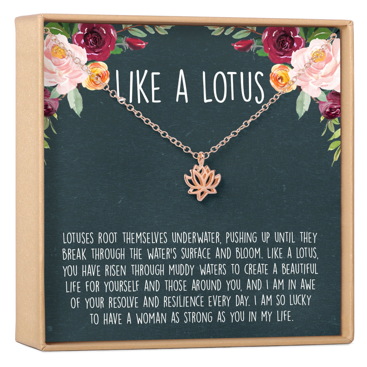 Lotus Necklace - Dear Ava