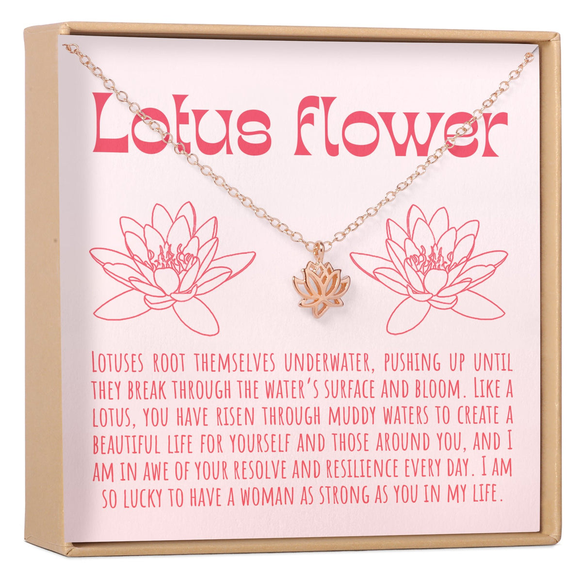 Lotus Necklace - Dear Ava