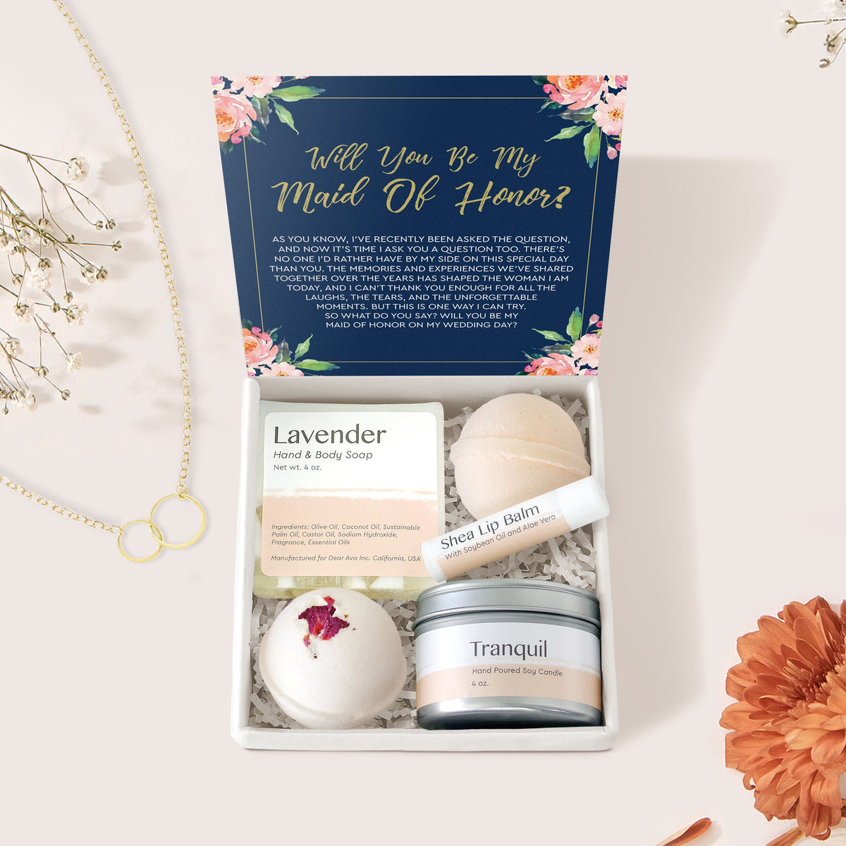 Maid of Honor Spa Gift Box - Dear Ava