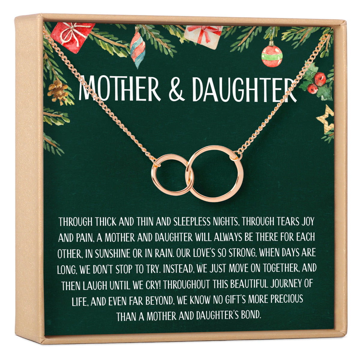 Mother &amp; Daughter Christmas Necklace, Multiple Styles - Dear Ava