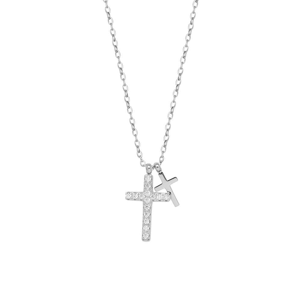Mother Daughter Cross Necklace - Dear Ava
