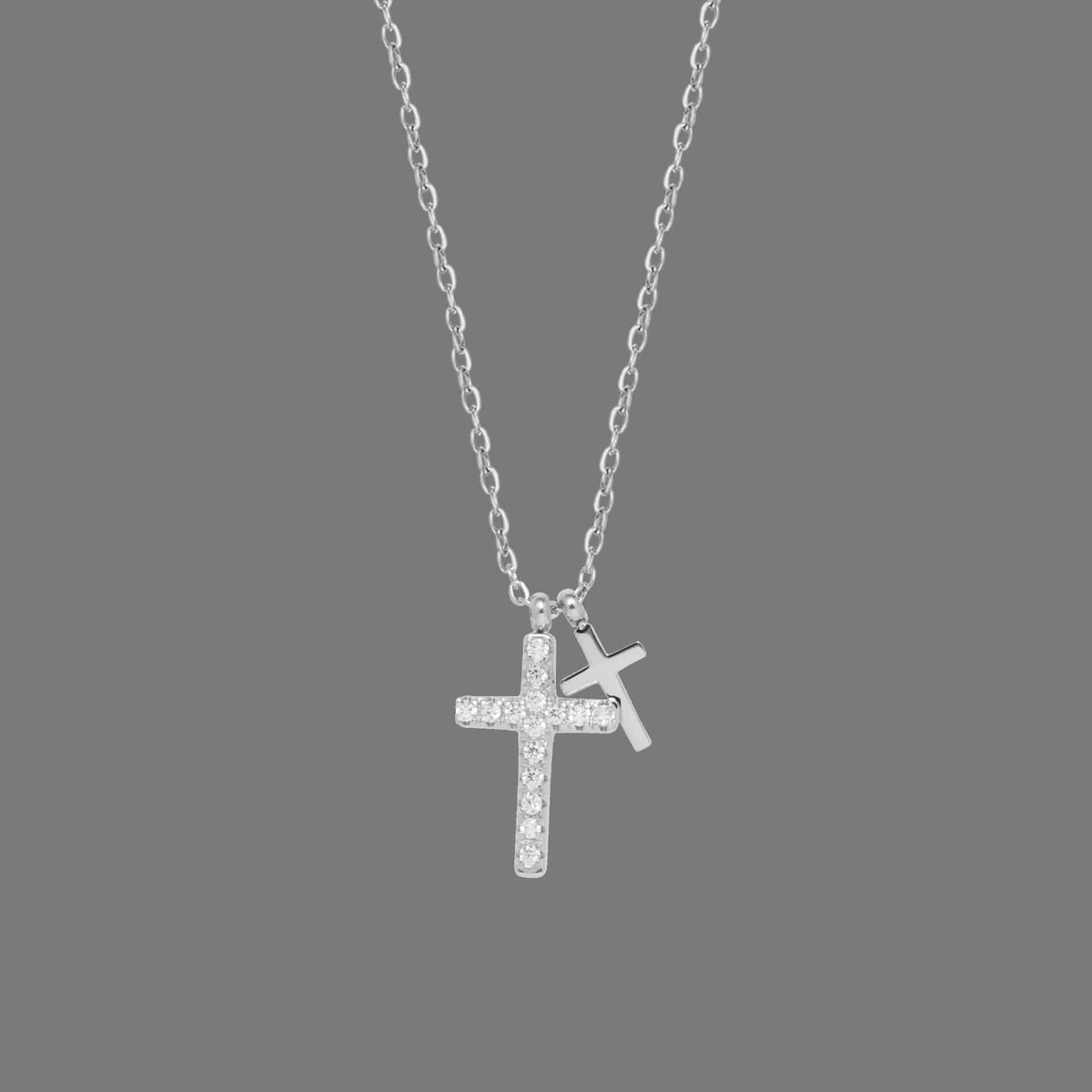 Mother Daughter Cross Necklace - Dear Ava