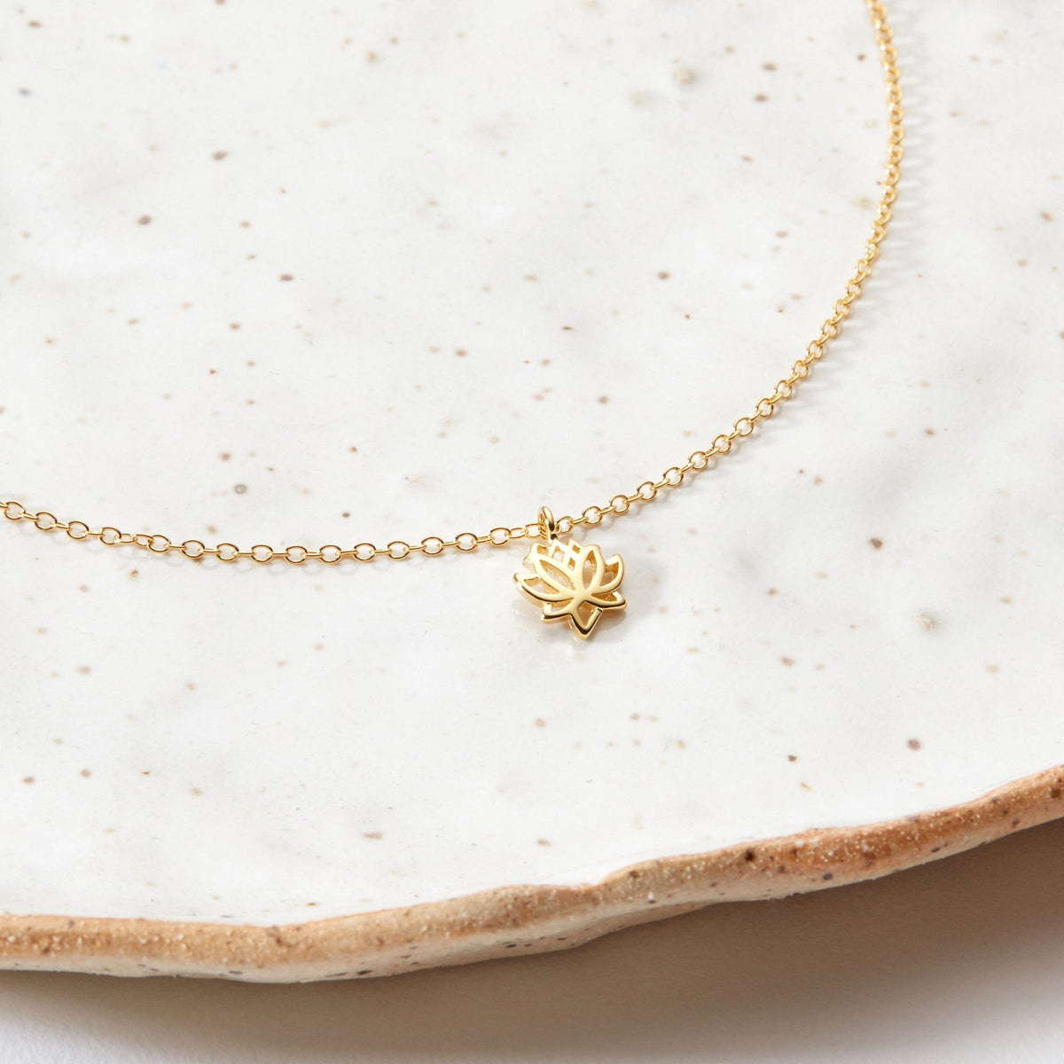 Mother &amp; Daughter Lotus Necklace - Dear Ava