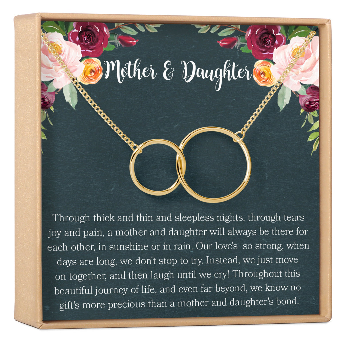 Mother &amp; Daughter Necklace - Dear Ava