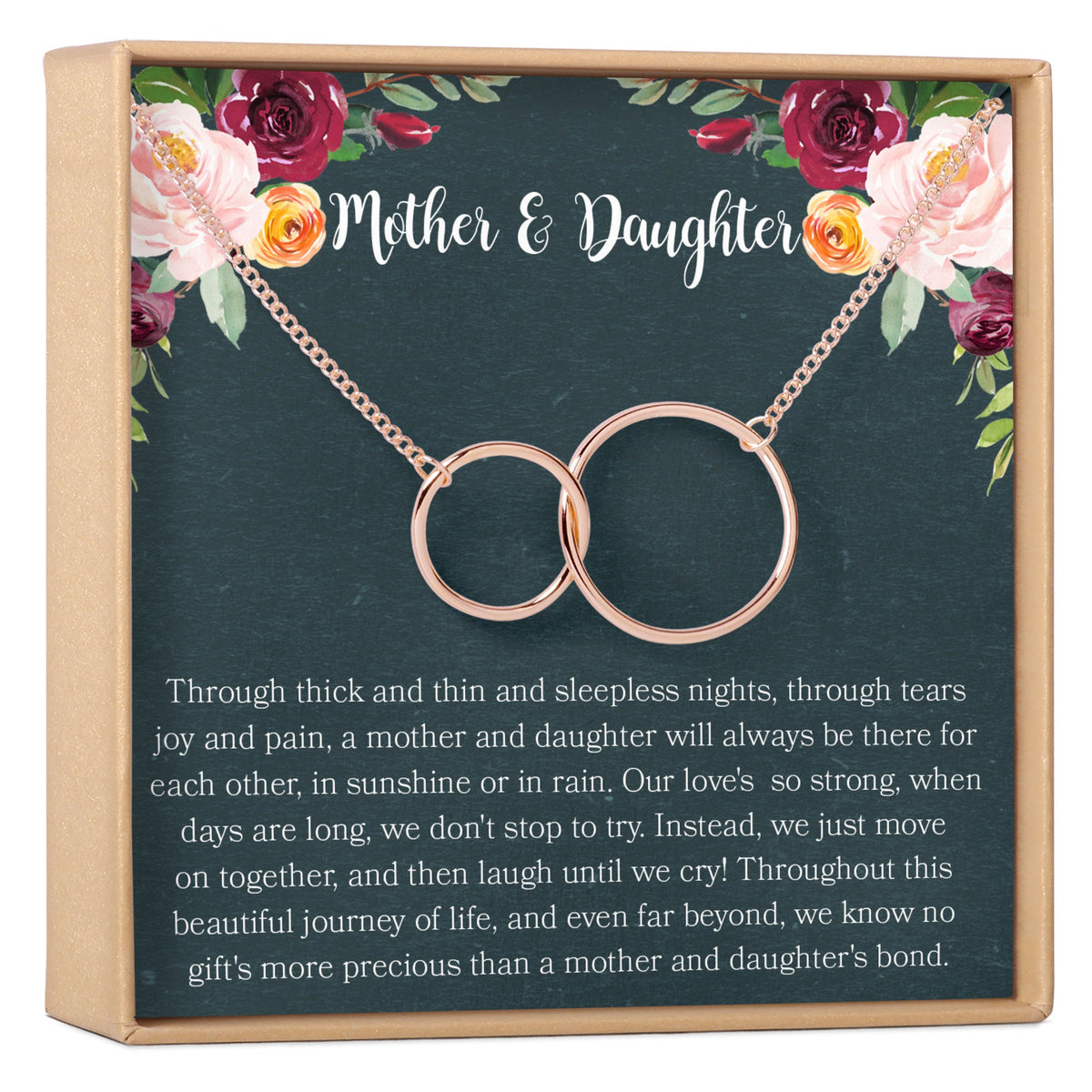 Mother &amp; Daughter Necklace - Dear Ava