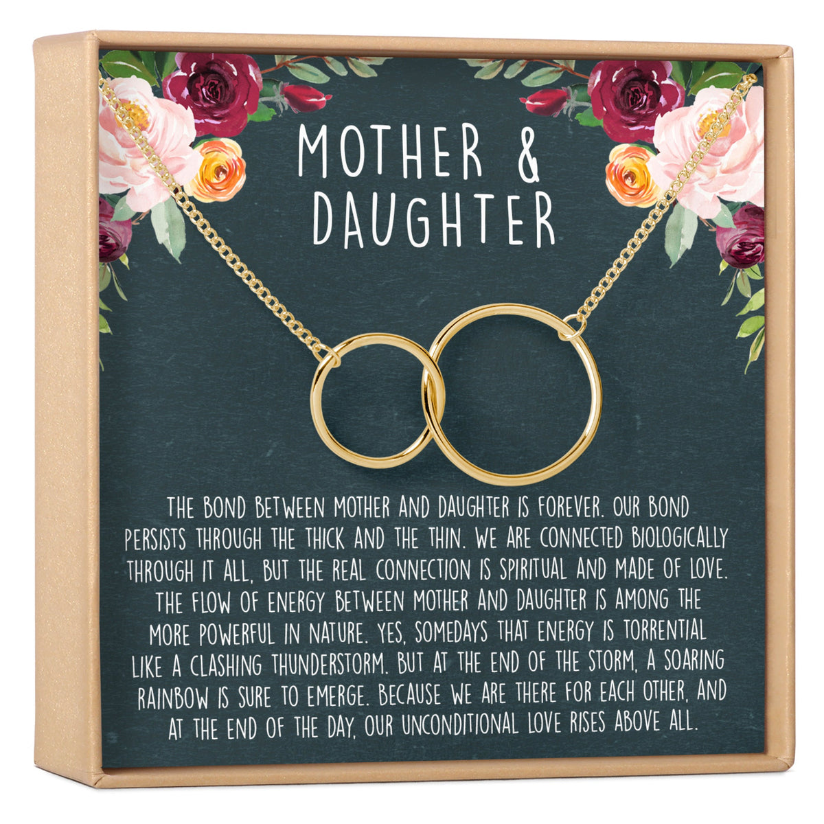 Mother &amp; Daughter Necklace - Dear Ava