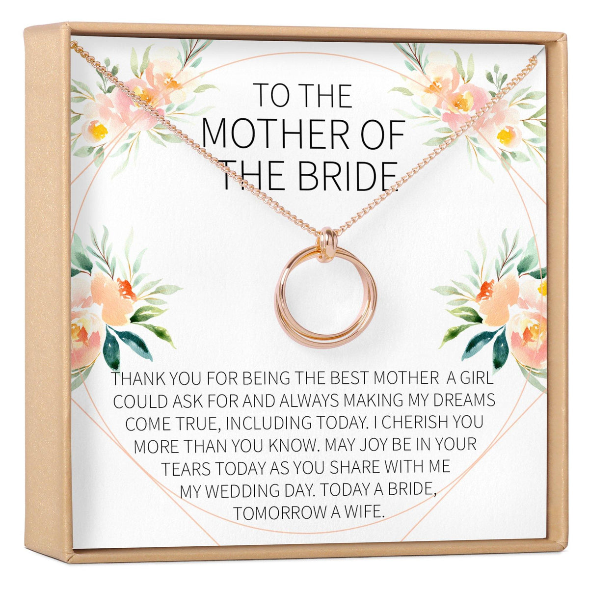 Mother of the Bride Necklace - Dear Ava