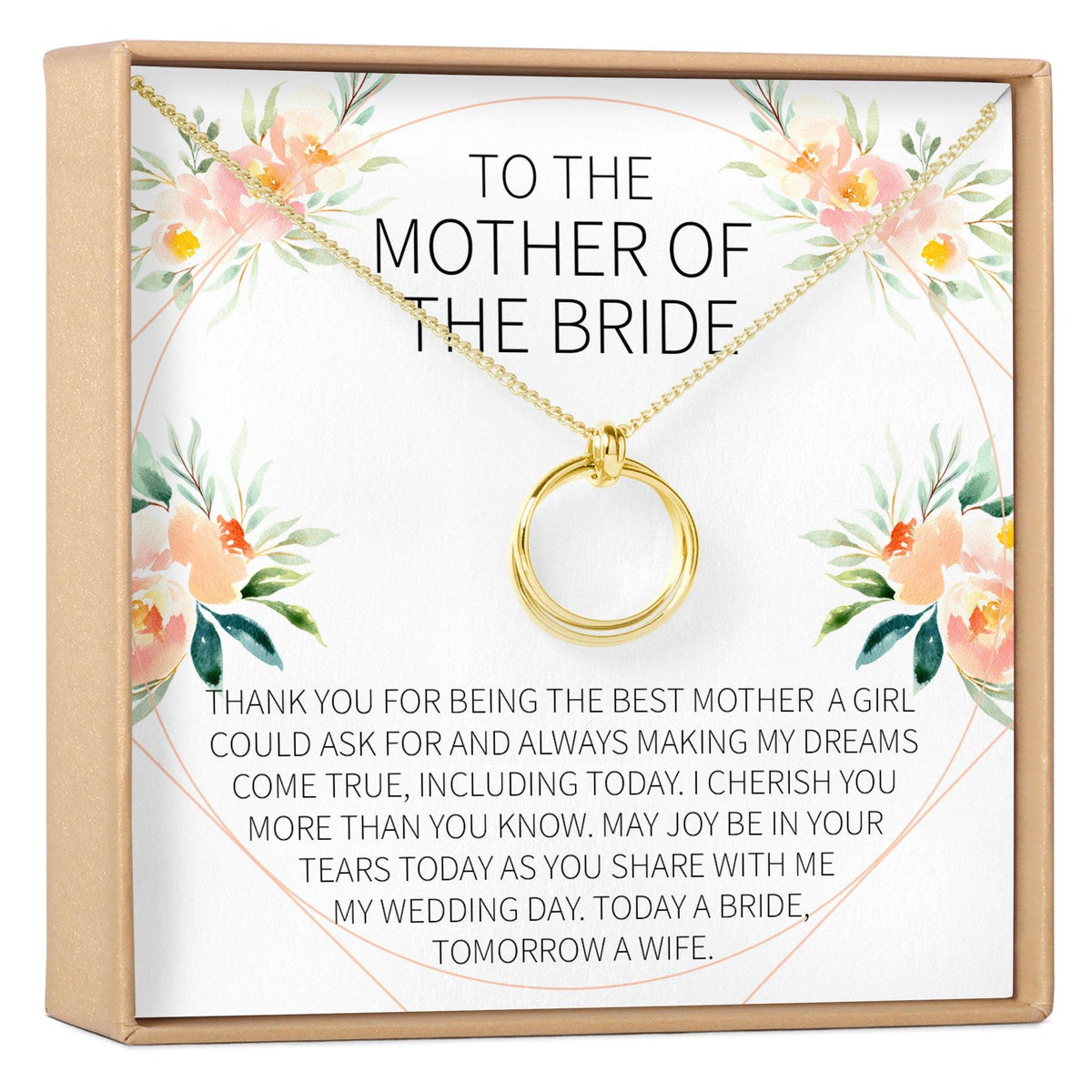 Mother of the Bride Necklace - Dear Ava