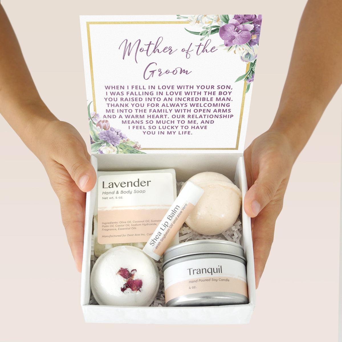 Mother of the Groom Spa Gift Box - Dear Ava