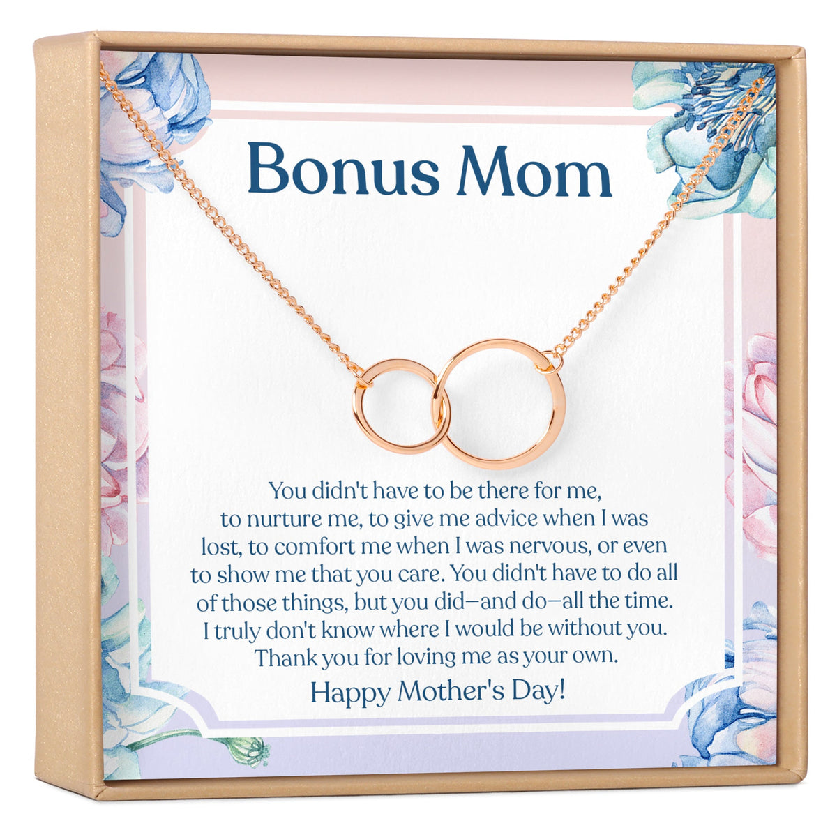 Mother&#39;s Day Double Circles Necklace - Dear Ava