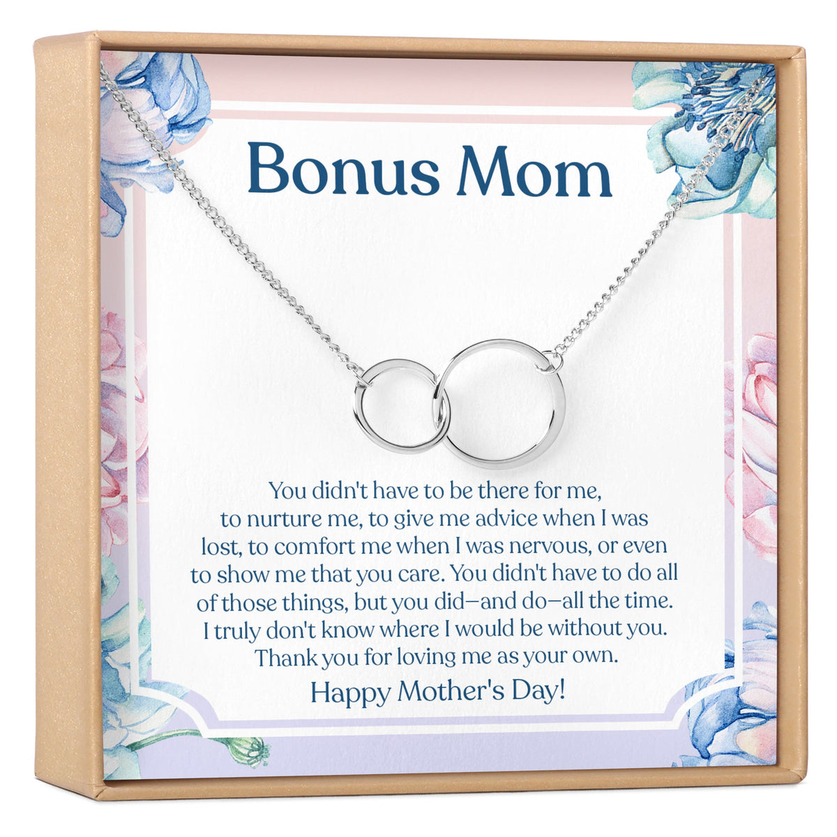 Mother&#39;s Day Double Circles Necklace - Dear Ava