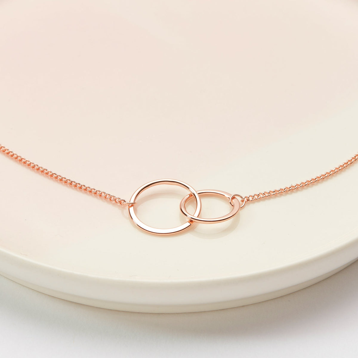 Mother&#39;s Day Gift From Husband Double Circles Necklace - Dear Ava