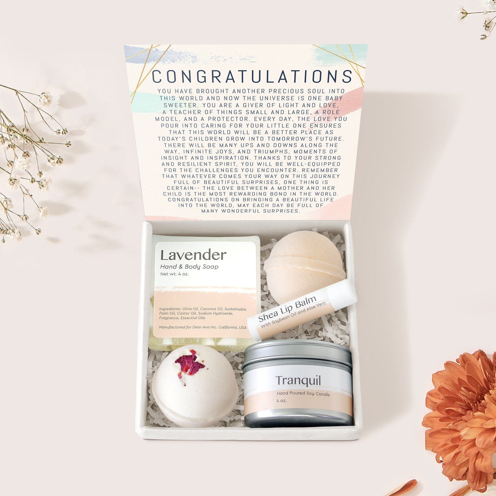 New Baby Pearl Necklace Gift Box Set - Dear Ava