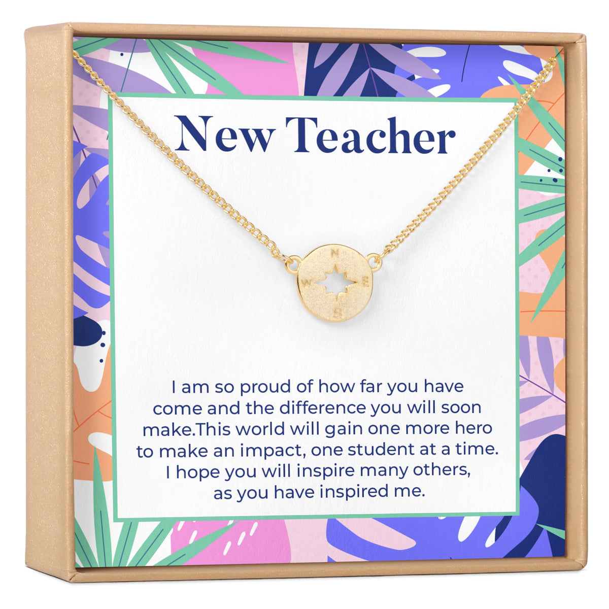 New Teacher Necklace, Multiple Styles Jewelry - Dear Ava