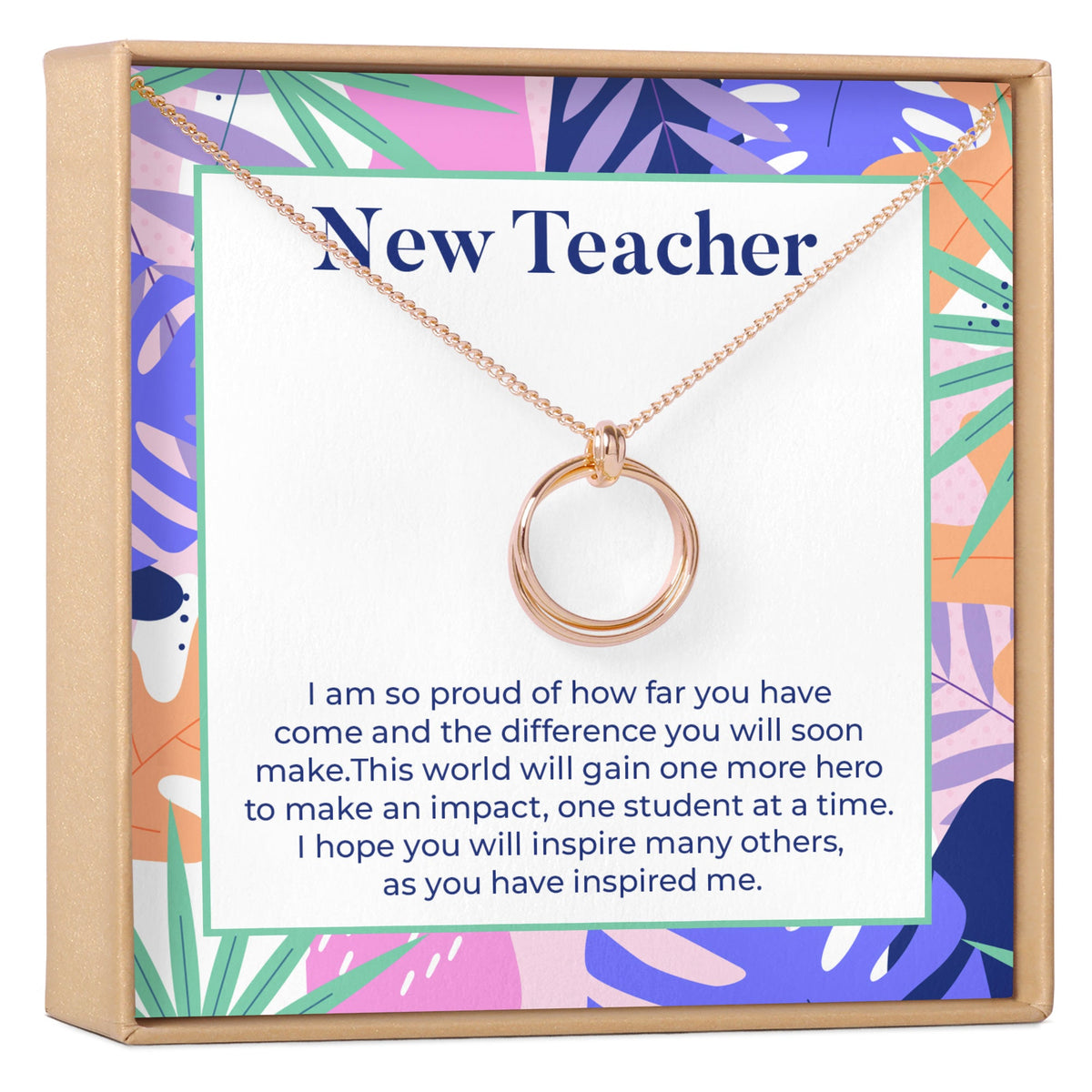 New Teacher Necklace, Multiple Styles Jewelry - Dear Ava