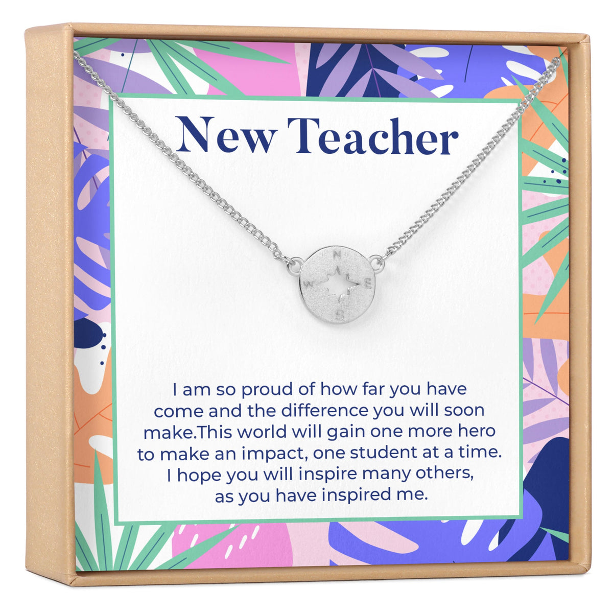 New Teacher Necklace, Multiple Styles Jewelry - Dear Ava