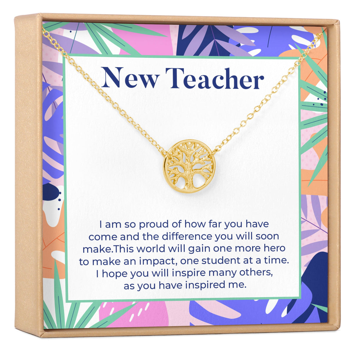 New Teacher Necklace, Multiple Styles Jewelry - Dear Ava