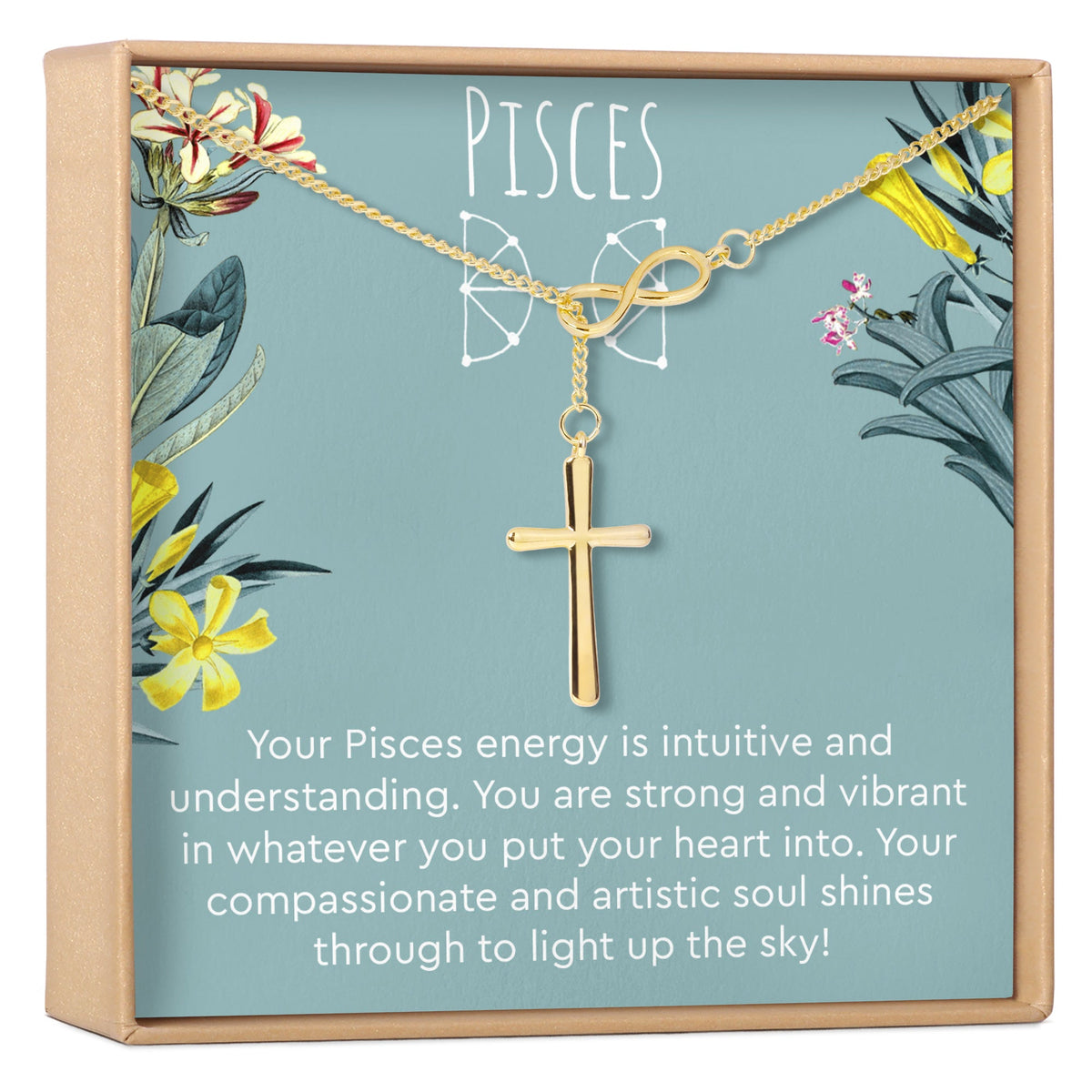 Pisces Zodiac Gift Necklace, Multiple Styles - Dear Ava