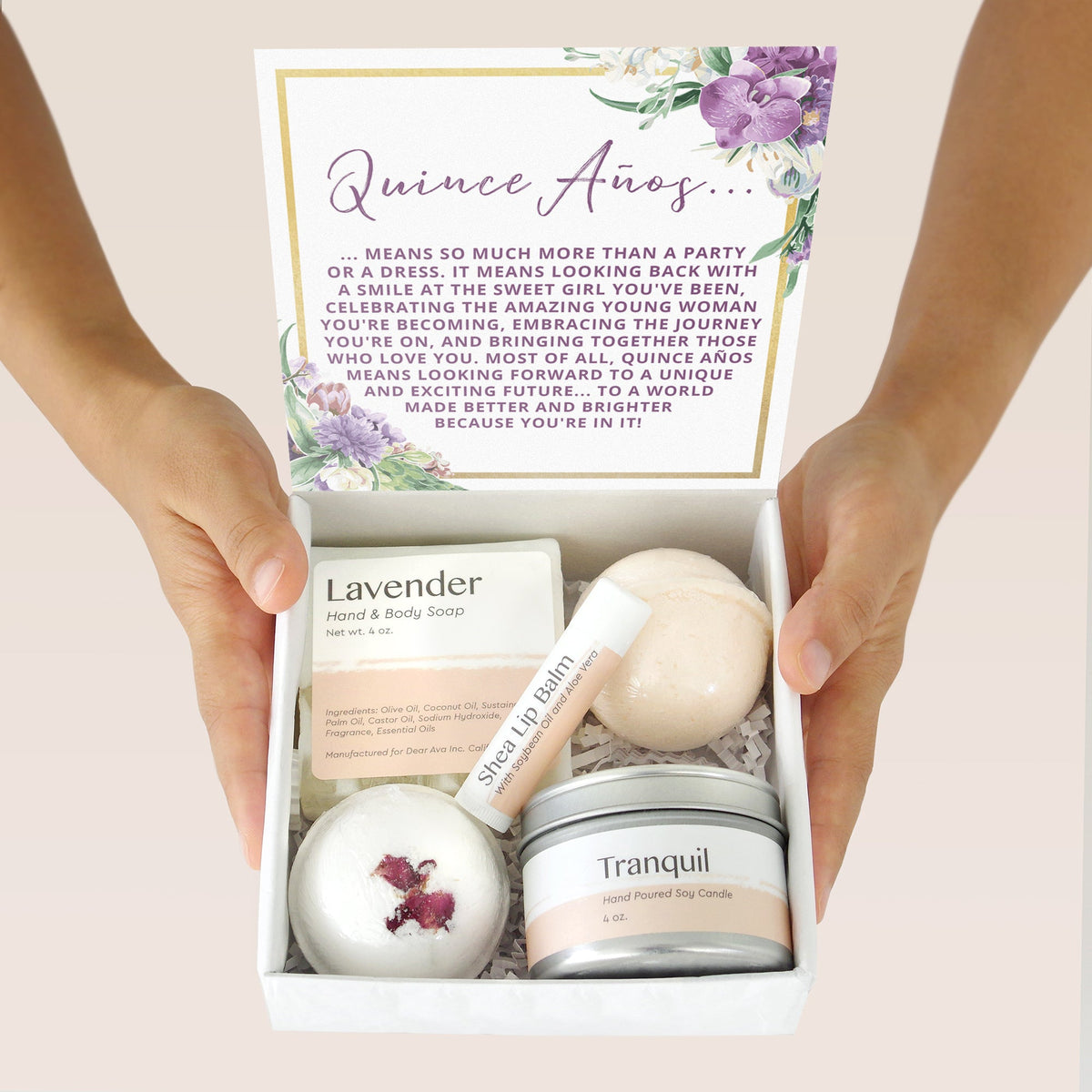 Quinceañera Spa Gift Box - Dear Ava