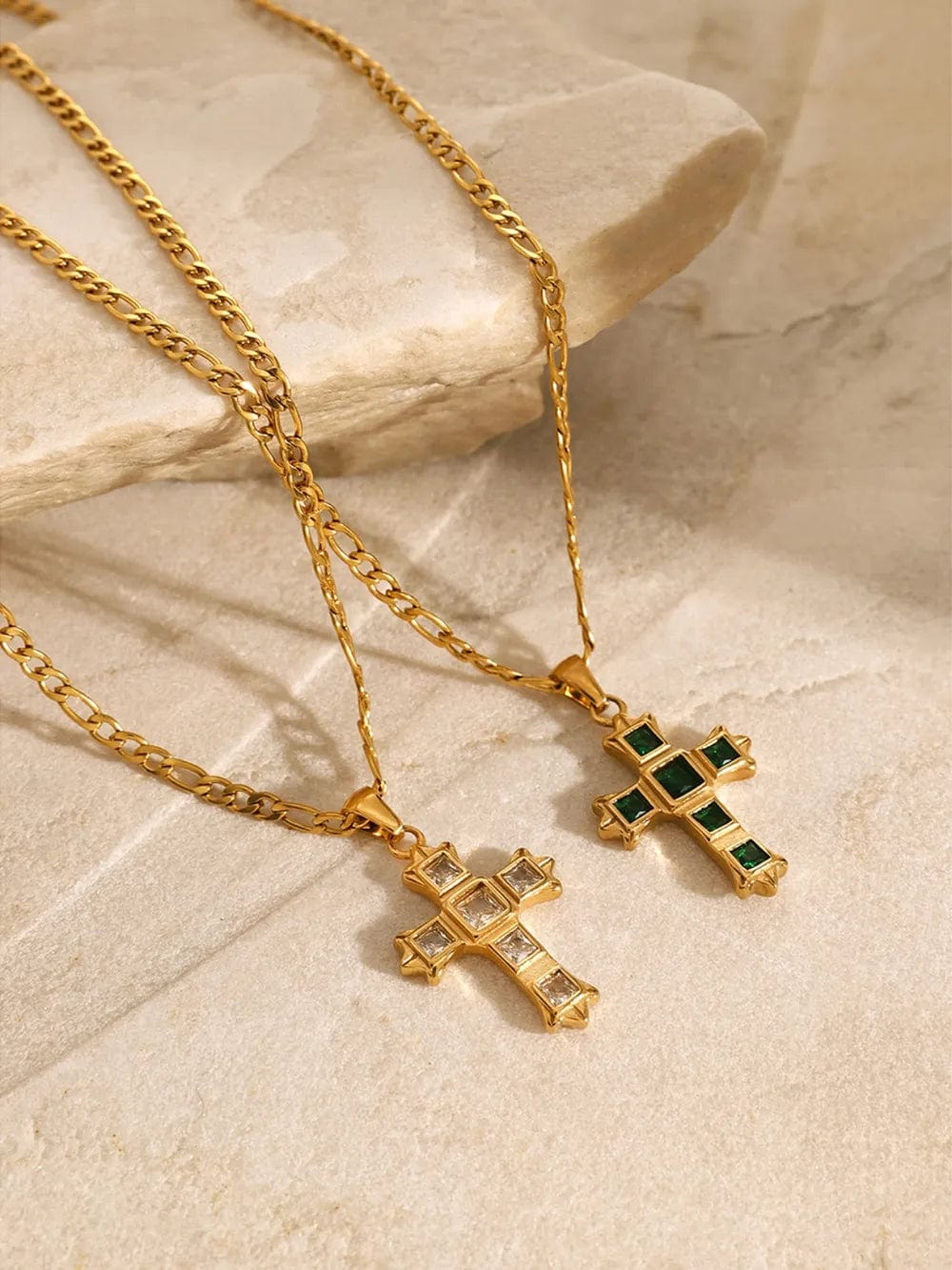 Radiant Grace Cross Necklace - Dear Ava