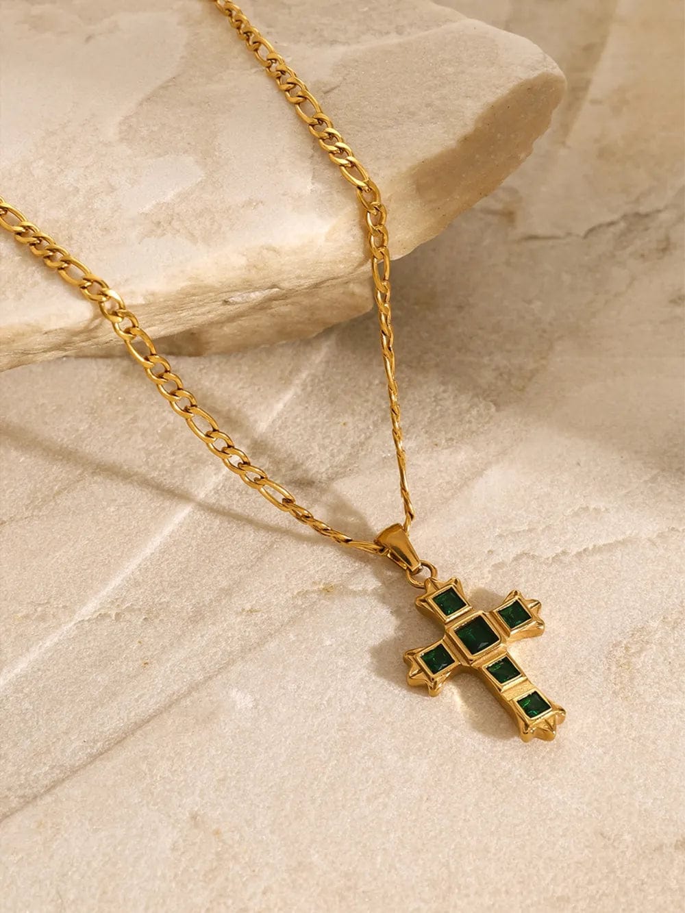 Radiant Grace Cross Necklace - Dear Ava