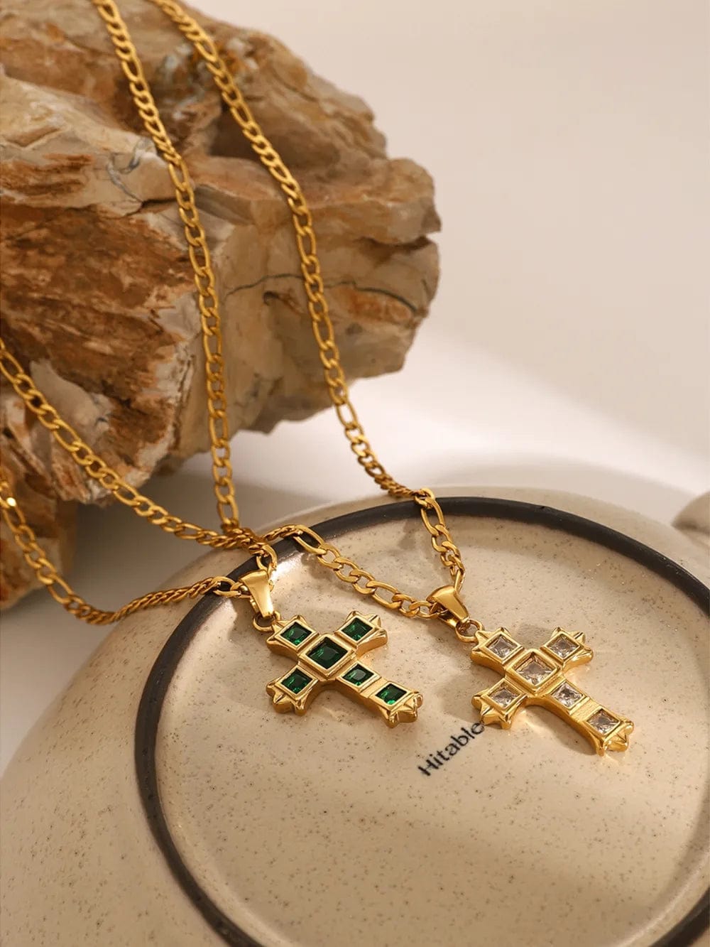 Radiant Grace Cross Necklace - Dear Ava