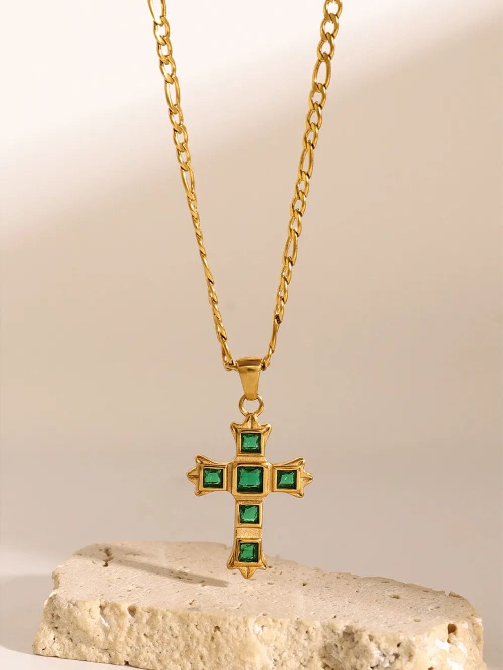 Radiant Grace Cross Necklace - Dear Ava