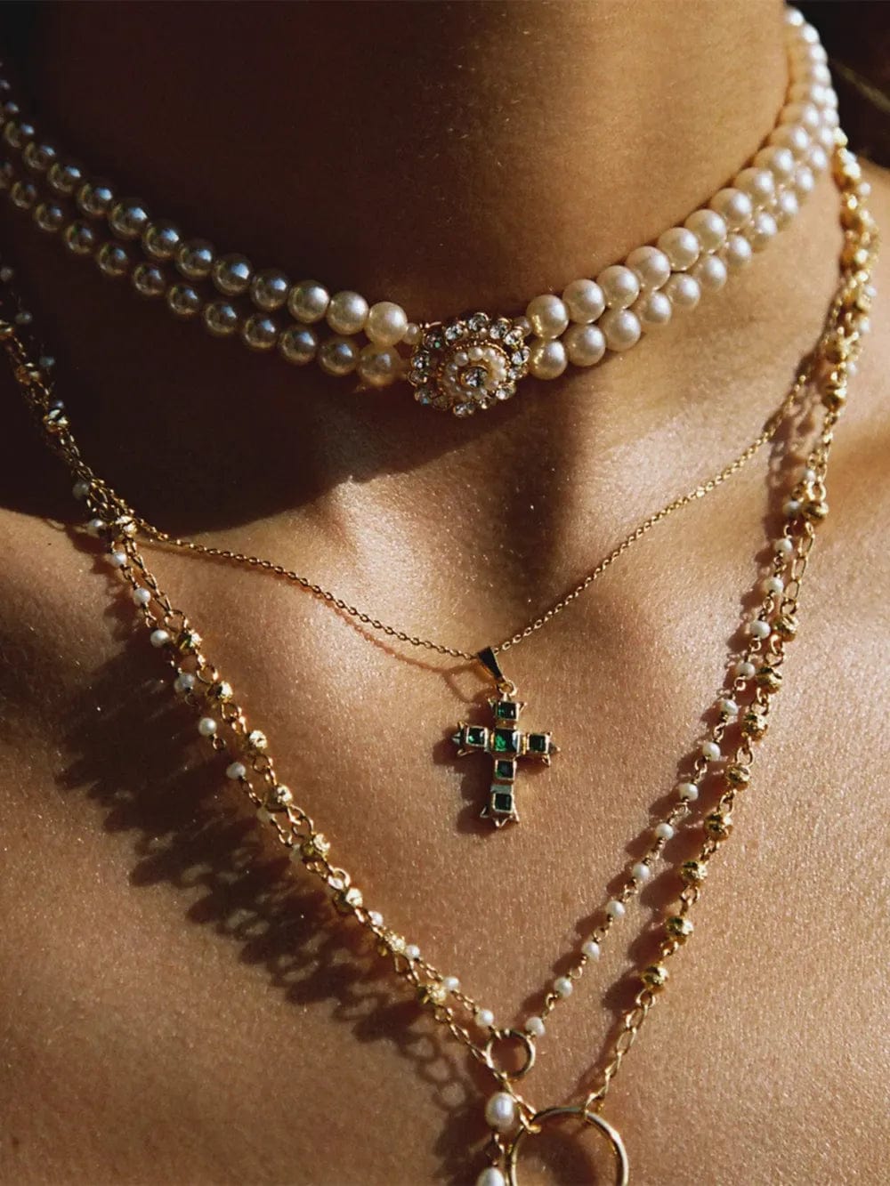 Radiant Grace Cross Necklace - Dear Ava