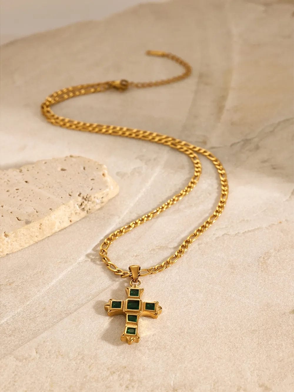 Radiant Grace Cross Necklace - Dear Ava